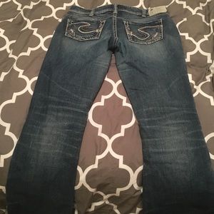 Silver Bootcut Jeans